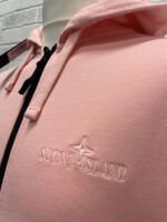 Stone Island 62051 Hooded full-zip sweatshirt in cotton fleece - Large / p2p 25” - Image 6