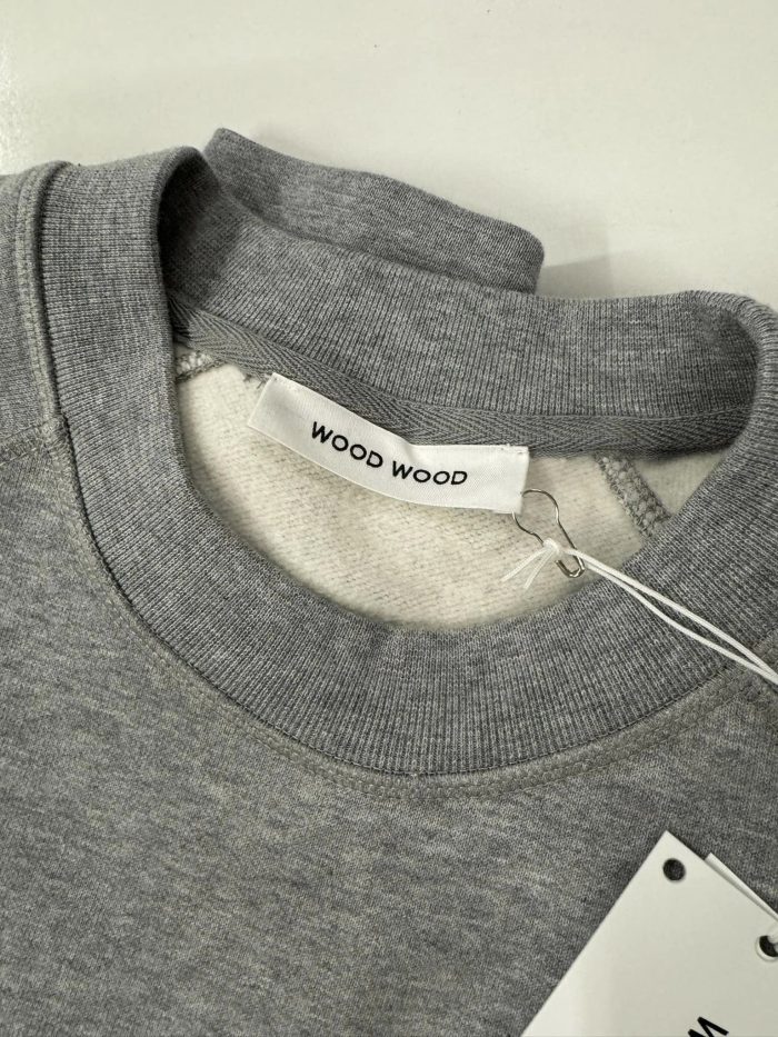 WOOD WOOD Hester Ornate sweatshirt in Grey - Image 6