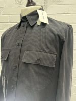 WOOD WOOD avenir crispy check shirt in Black - Image 6