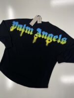 Palm Angels graffiti-print logo longsleeve T-shirt. - XS / P2P 24” - Image 7
