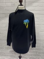 Palm Angels graffiti-print logo longsleeve T-shirt. - XS / P2P 24” - Image 5