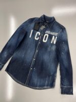 DSQUARED2 icon splatter shirt
