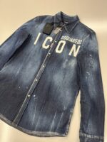 DSQUARED2 icon splatter shirt - Image 4