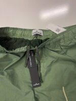 STONE ISLAND B0968 BRUSHED NYLON 'INK FOUR PRINT'_GARMENT DYED Swimming trunks in brushed nylon.  GREEN - Image 3