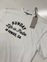 PALM ANGELS Sunday classic  Cotton-Jersey T-Shirt  - Small.     / 20” p2p - Image 4