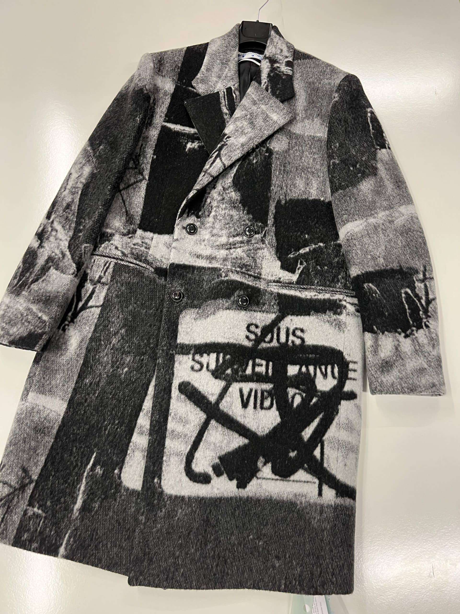 img_2272 Off-White x Pablo Tomek double breasted coat - Size 50 / Large / 25” p2p - Image 1