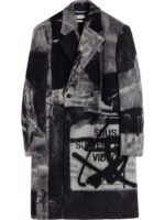 Off-White x Pablo Tomek double breasted coat - Size 50 / Large / 25” p2p - Image 11