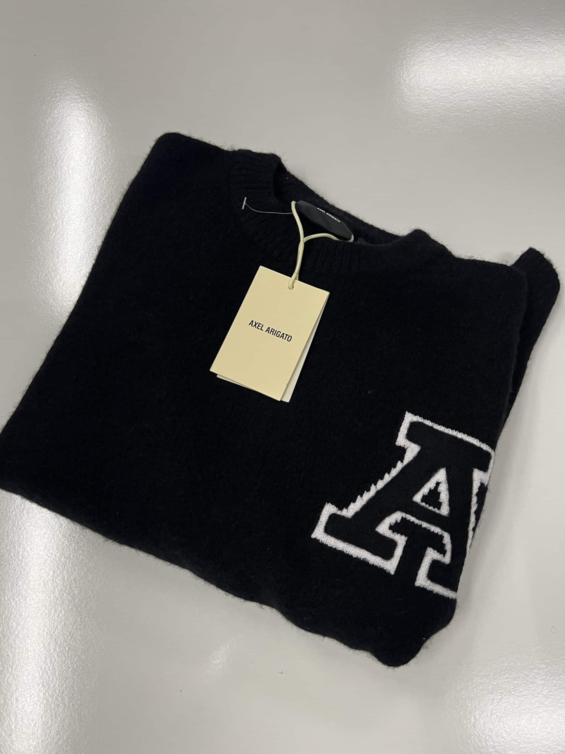 img_2561 AXEL ARIGATO Relaxed Fit Team Quarter Zip Knit - XL - p2p 28” - Image 1