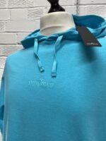 Stone Island 20644 Hooded long-sleeve T-Shirt in 20/1 cotton jersey. Garment dyed —Large / 23” p2p - Image 4