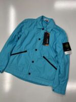 Stone Island 42522 GARMENT DYED CRINKLE REPS NY WITH POLARTEC ALPHA TECHNOLOGY SHIRT JACKET