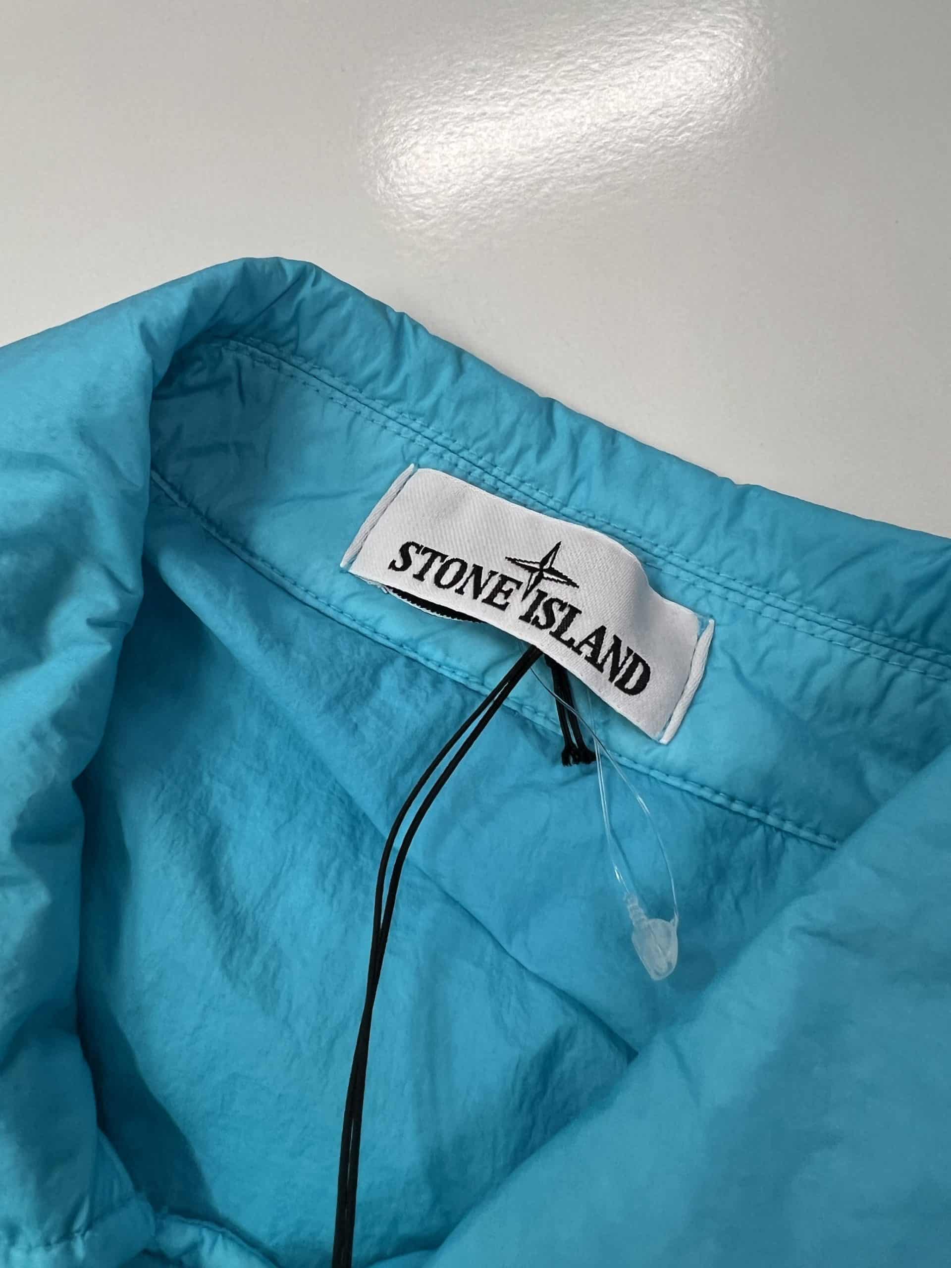 Stone Island 42522 GARMENT DYED CRINKLE REPS NY WITH POLARTEC