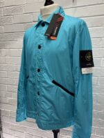 Stone Island 42522 GARMENT DYED CRINKLE REPS NY WITH POLARTEC ALPHA TECHNOLOGY SHIRT JACKET - Image 6
