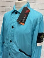 Stone Island 42522 GARMENT DYED CRINKLE REPS NY WITH POLARTEC ALPHA TECHNOLOGY SHIRT JACKET - Image 7