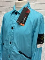 Stone Island 42522 GARMENT DYED CRINKLE REPS NY WITH POLARTEC ALPHA TECHNOLOGY SHIRT JACKET - Image 8