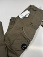 CP Company 058A Satin Stretch Cargo Pants in Green  -  Size 46 / W30”/L33” - Image 2