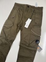 CP Company 058A Satin Stretch Cargo Pants in Green  -  Size 46 / W30”/L33” - Image 4