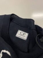 C.P. COMPANY undersixteen crew neck sea island cotton jacquard knit - Age 8 years / p2p 15.5” - Image 3