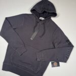 STONE ISLAND 64151 Hooded sweatshirt in cotton fleece - V0029/BLACK