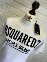 DSQUARED2 SHORT SLEEVE T-SHIRT IN WHITE   /    SMALL - Image 4