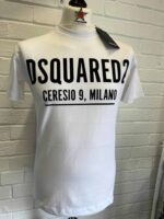 DSQUARED2 SHORT SLEEVE T-SHIRT IN WHITE   /    SMALL
