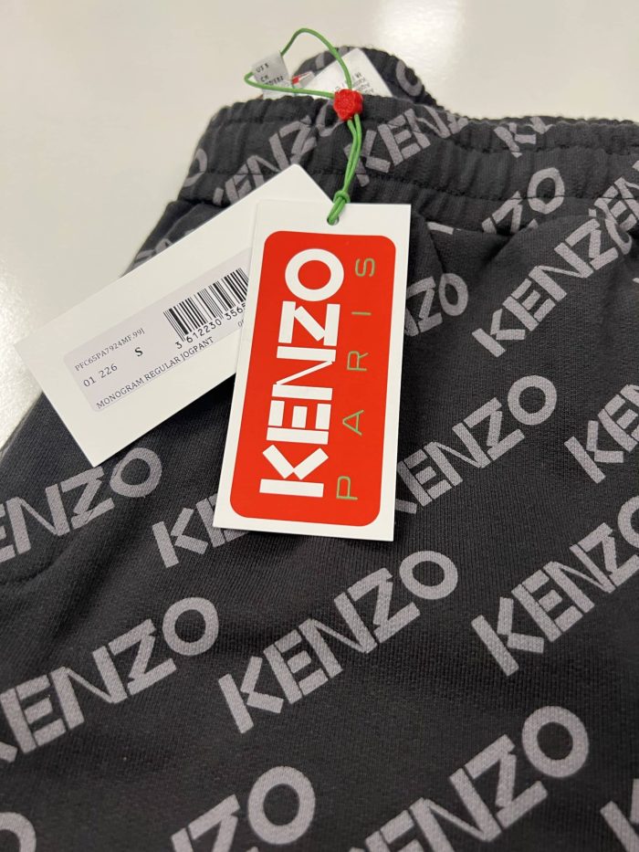 KENZO monogram regular fit jogger pants - Image 2