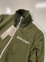 PALM ANGELS FUNNEL ZIP TRACKSUIT JACKET  -      XS / 19" p2p - Image 2