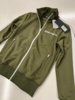 PALM ANGELS FUNNEL ZIP TRACKSUIT JACKET  -      XS / 19" p2p - Image 5