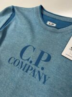 C.P. COMPANY U16 crew neck knit vanise double face  - Age 8 / p2p 16” - Image 3
