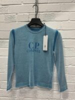C.P. COMPANY U16 crew neck knit vanise double face  - Age 8 / p2p 16” - Image 6