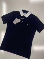 Vivienne Westwood short sleeved classic slim polo shirt in Navy