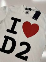 DSQUARED2 SHORT SLEEVE T-SHIRT IN WHITE 