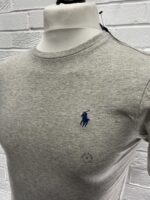 Polo Ralph Lauren T-shirt in grey  - Custom Slim Fit  -  Small /  18” P2P - Image 4