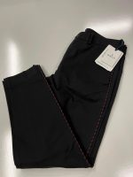 Mens Moncler Trousers with piping - Black