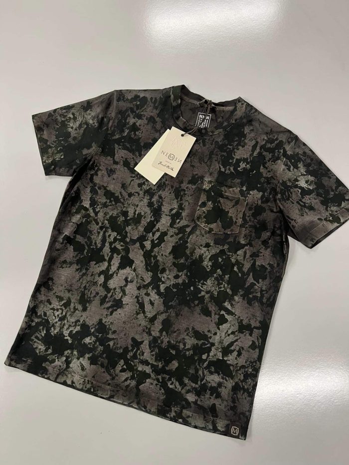 NEMEN mako T-shirt in burned camo -   Small   20.5” p2p - Image 1