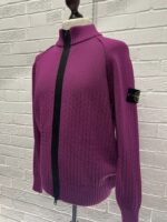 Stone Island 537B5 Cardigan knit made of a cotton/nylon blend  - Large / p2p 22.5” - Image 4