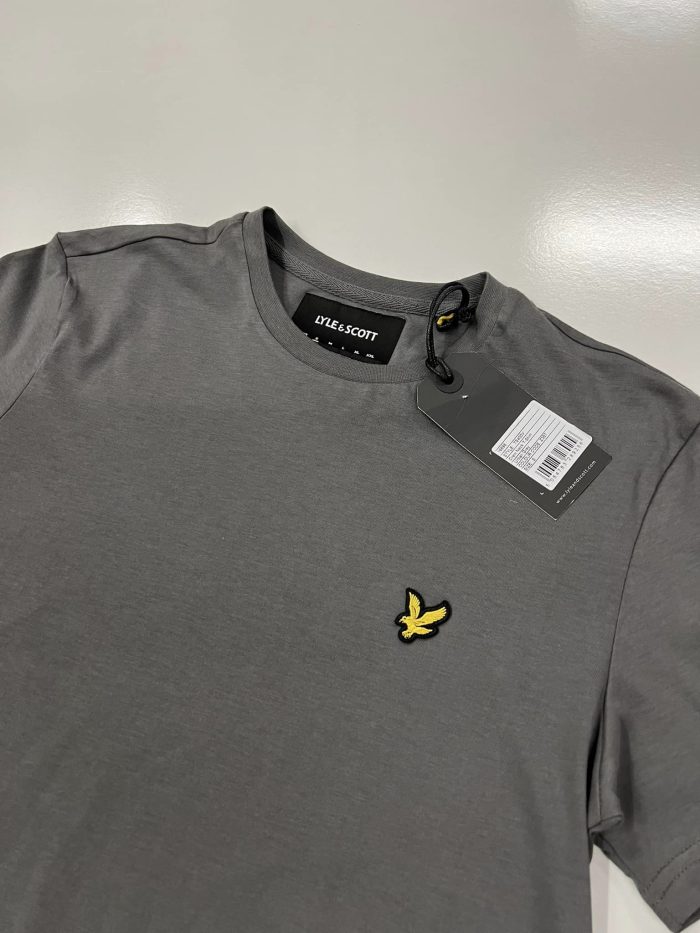 Lyle & Scott crew neck T-shirt in urban Grey - Image 3