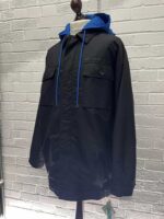 OFF WHITE Race Over Hoodie Shirt Jacket / Oversized fit /  Medium / 27” p2p - Image 11