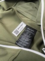 PALM ANGELS FUNNEL ZIP TRACKSUIT JACKET  -      XS / 19" p2p - Image 6