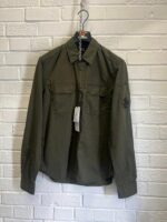 CP COMPANY Emerized Gabardine Shirt  -   Small / p2p 20" - Image 7