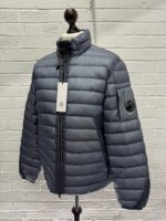 CP  Company - DD Shell Puffer Jacket In Blue - Size 48 / Medium / p2p 22” - Image 6