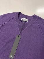 Stone Island 504B0 Crewneck knit in reverse stocking stitch cotton nylon - Large  / 22” p2p - Image 2