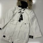 COAT OF ARMS - NEW YORK WOMENS HEAVY DOWN PARKA IN WHITE