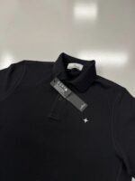 213G1 STONE ISLAND STELLINA SHORT SLEEVE POLO IN BLACK Small / P2P 20” - Image 4