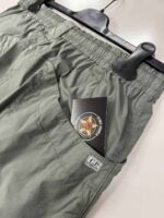 CP Company Mens 50 fili stretch multipocket Bermuda cargo shorts in Green  Size 48 / w32” - Image 6