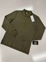 C.P COMPANY SLIM FIT STRETCH PIQUET POLO SHIRT IN DK GREEN - Small.     / p2p 19”