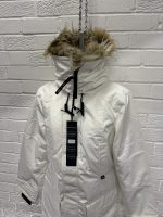 COAT OF ARMS - NEW YORK WOMENS HEAVY DOWN PARKA IN WHITE - Image 14