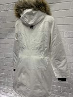 COAT OF ARMS - NEW YORK WOMENS HEAVY DOWN PARKA IN WHITE - Image 16
