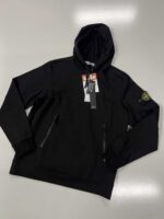 Stone Island 60452 Hooded Navy  sweatshirt in stretch cotton fleece. 

Small / P2P 22”