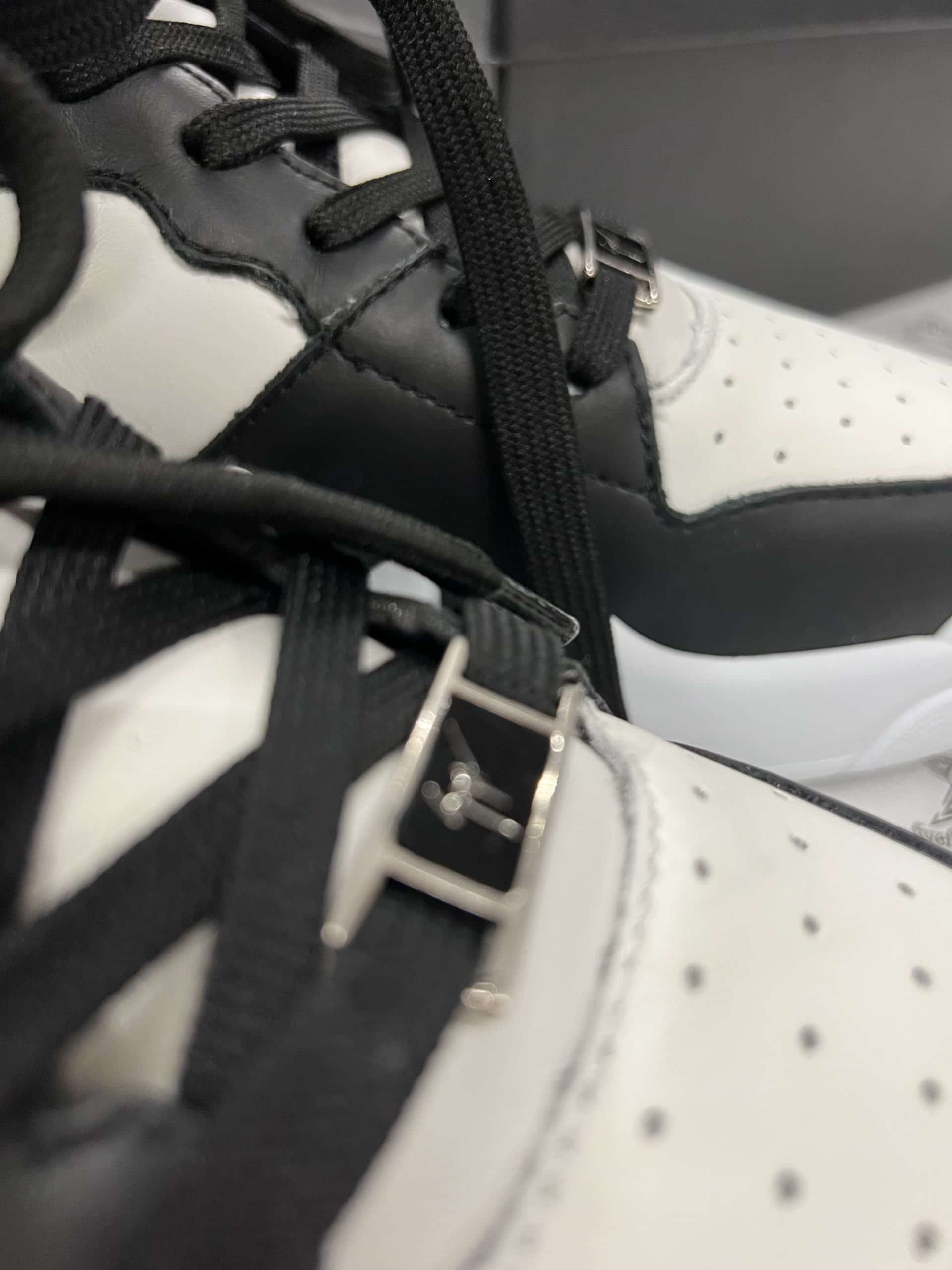 img_1435 Giuseppe Zanotti Black/White High-Top Birel Talon Trainers.    Size 40 / Uk 6.5 - Image 7