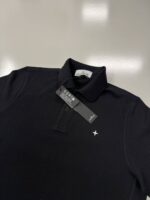 213G1 STONE ISLAND STELLINA SHORT SLEEVE POLO IN BLACK Small / P2P 20”